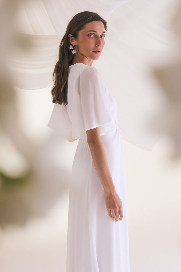 Pol&iacute;n Et Moi Vestido de noiva Diana Branco