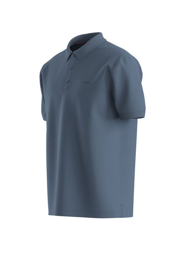 HUGO Polo de manga curta Azul