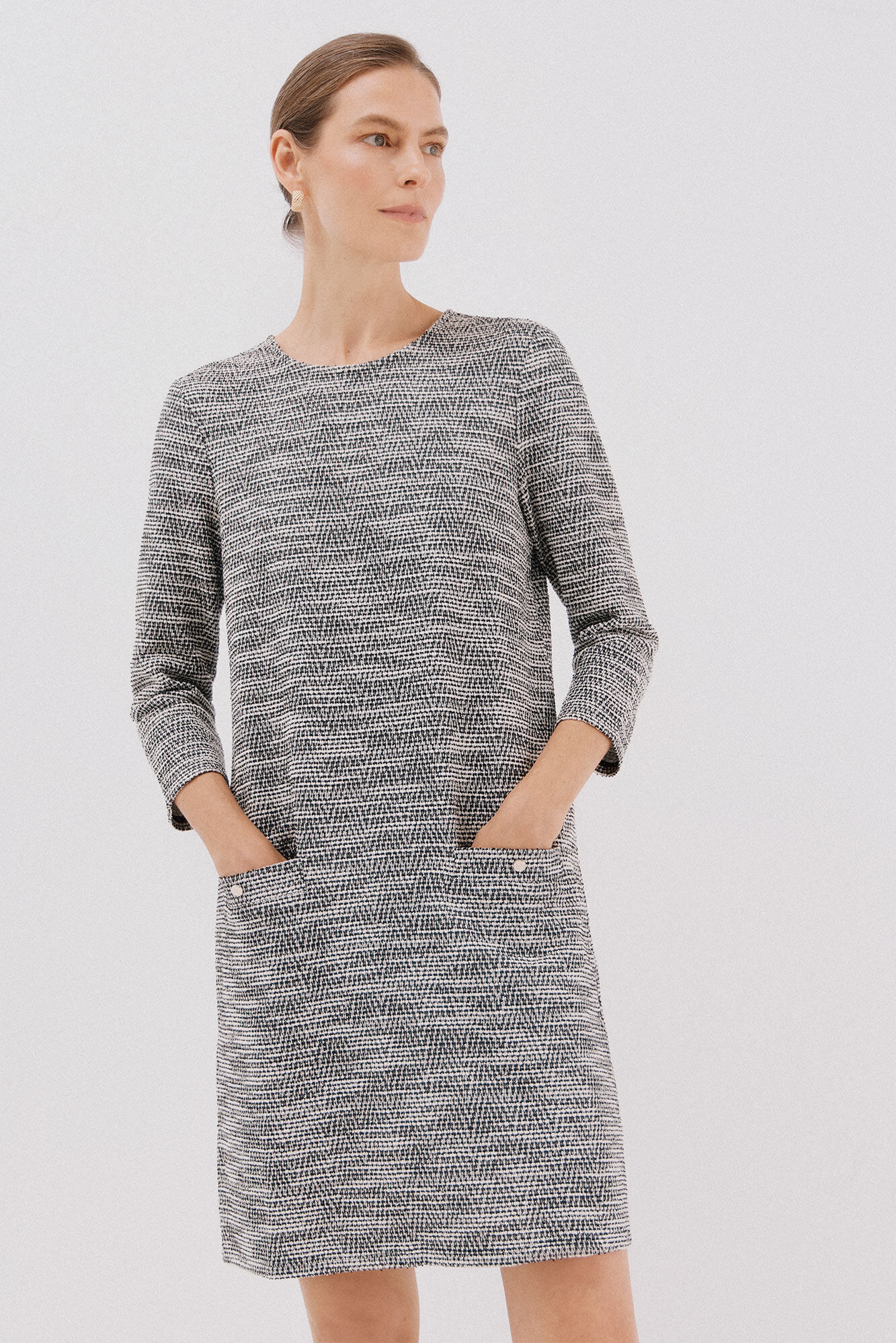 Cortefiel Short tweed dress