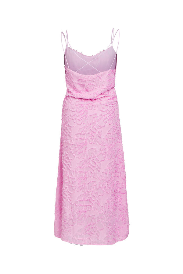 Object Vestido de alças midi  Roxo