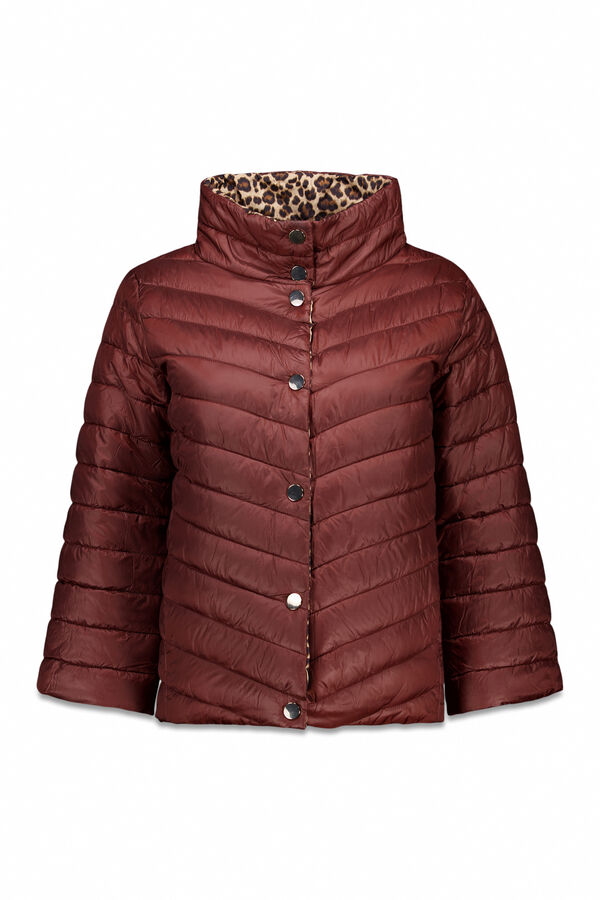 Cortefiel Reversible Thermolite® jacket Maroon