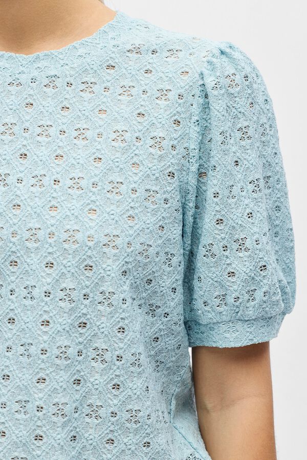 Object Top estrutura manga curta Azul