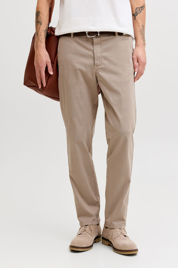 Jack & Jones Cal&ccedil;as chino Tostado