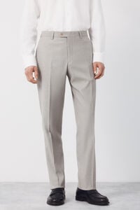 Cortefiel XXI Serie Taupe Structured Trousers