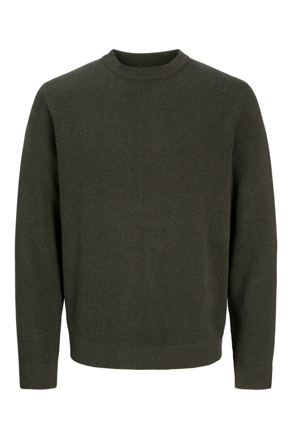 Jack & Jones Camisola relaxed em algod&atilde;o Verde