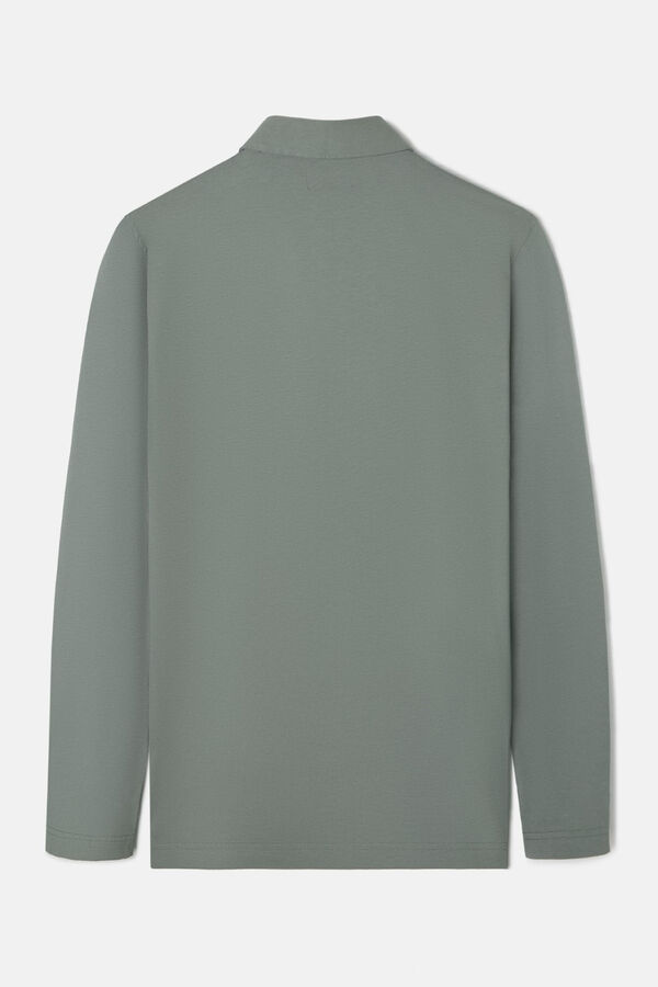 Silbon Camisola polo manga comprida Verde