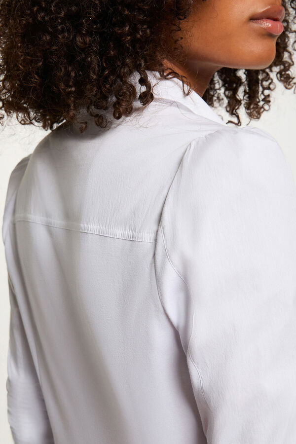 Morgan Camisa de manga comprida Branco