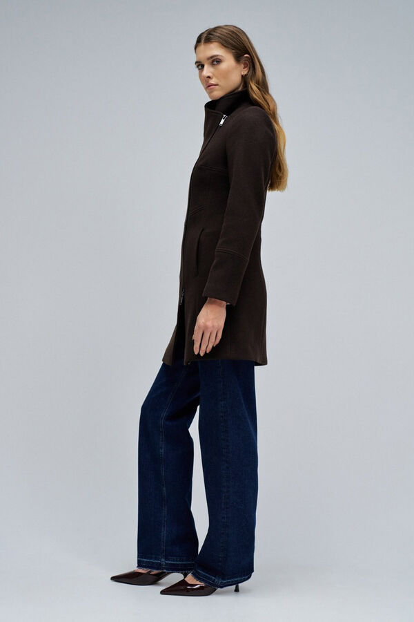 Salsa Jeans Sobretudo de lã Castanho