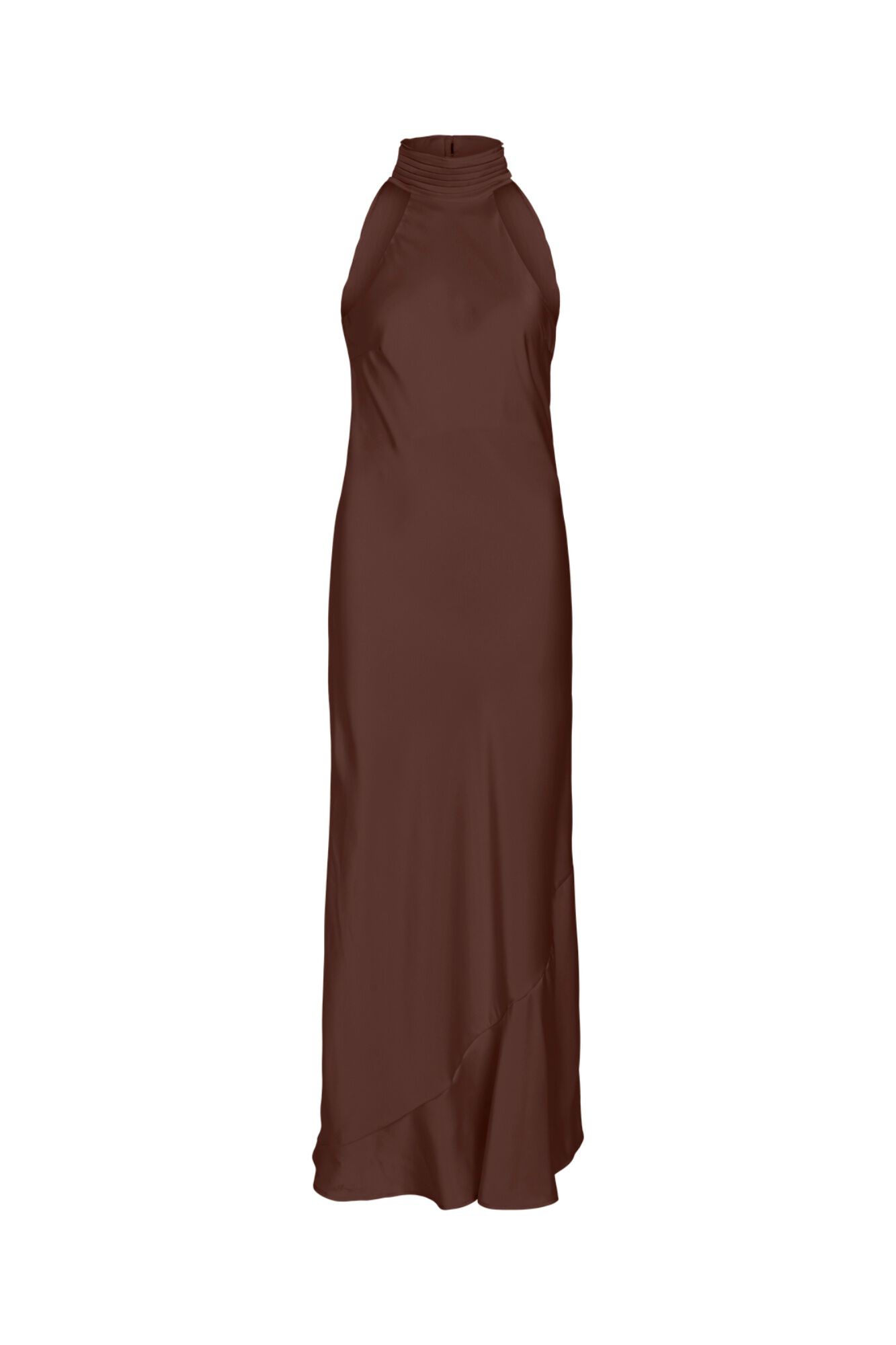 Vila Vestido comprido gola halter de festa