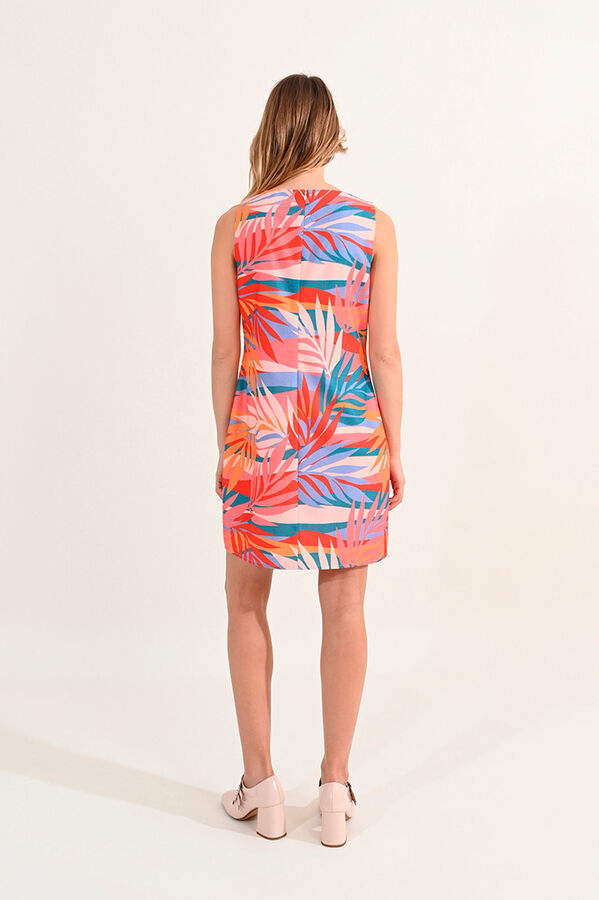 Cortefiel Printed sleeveless dress Multicolour