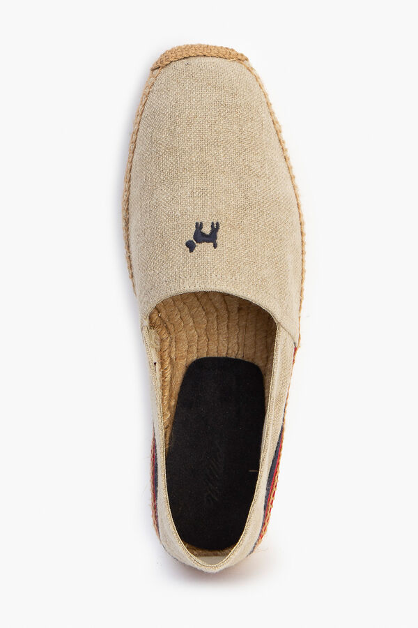Williot Espadrille de linho lavado Tostado