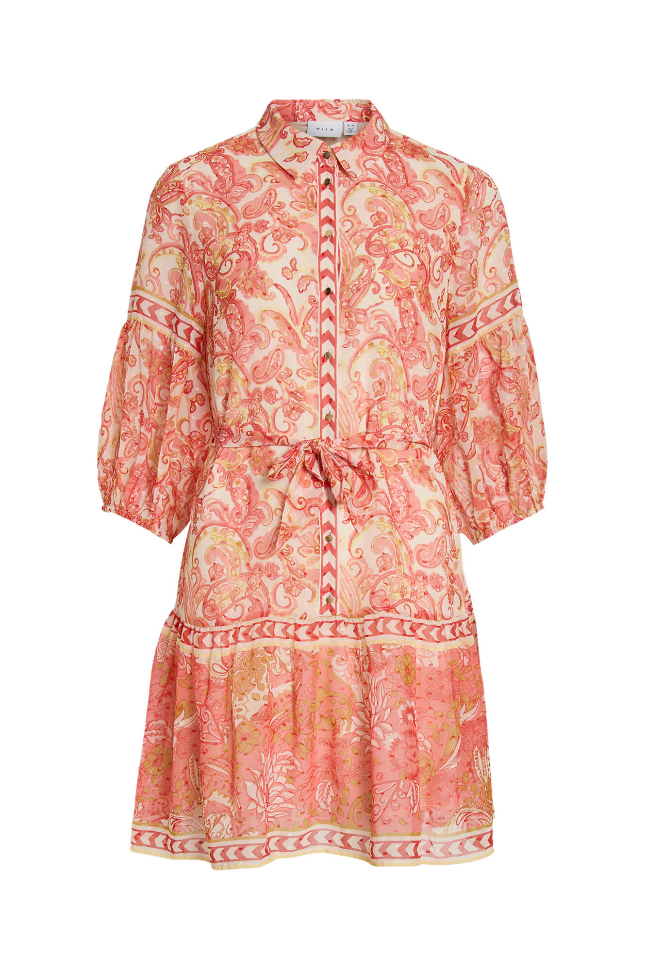 Vila Vestido curto camiseiro