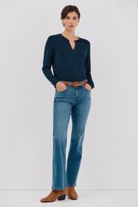 Cortefiel Gold piece top with neckline