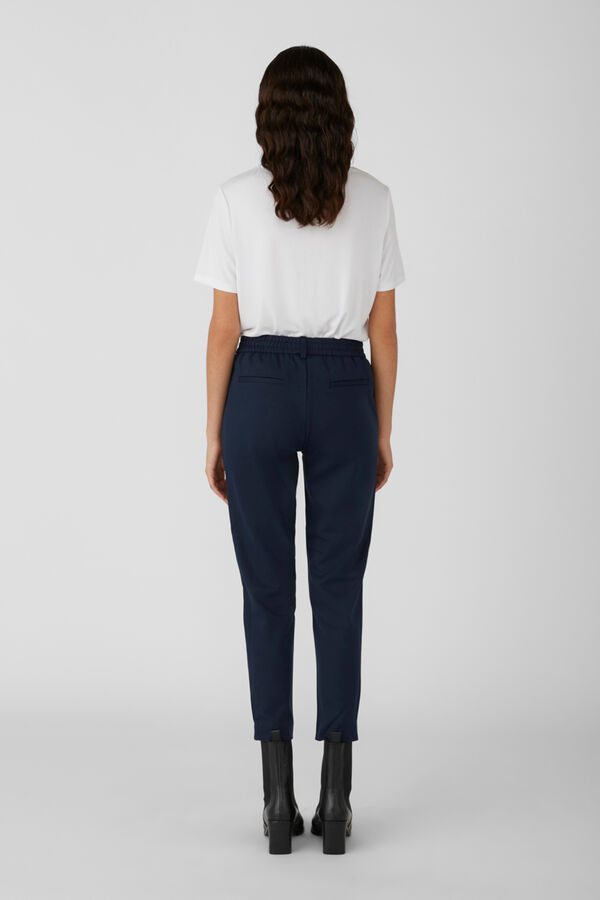 Cortefiel Straight trousers Blue