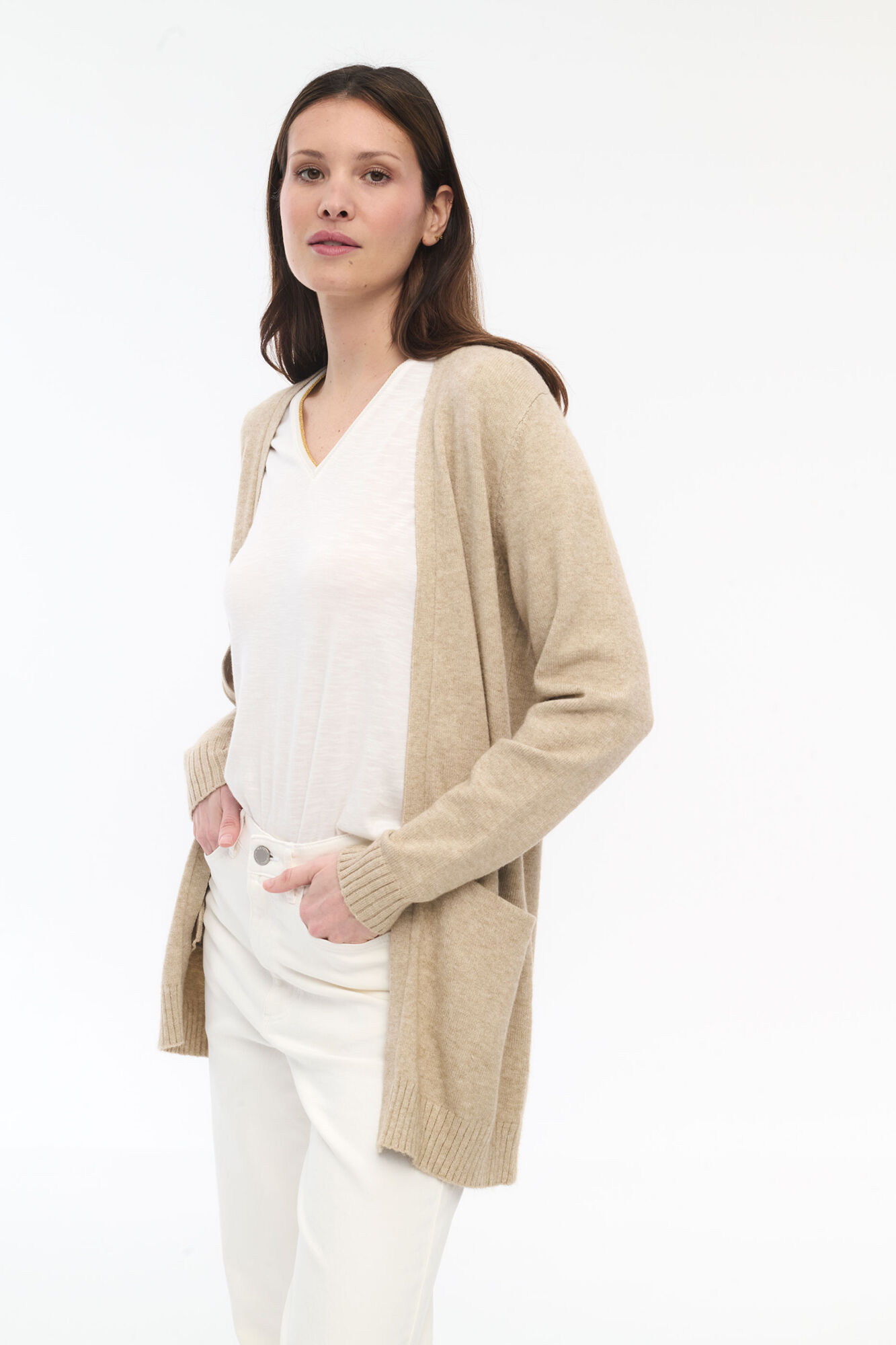 Vila Viscose knit cardigan