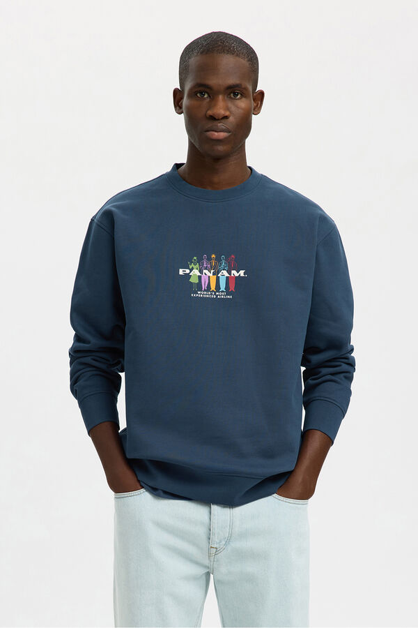 Selected Sweatshirt collaboration with PANAM  Navy