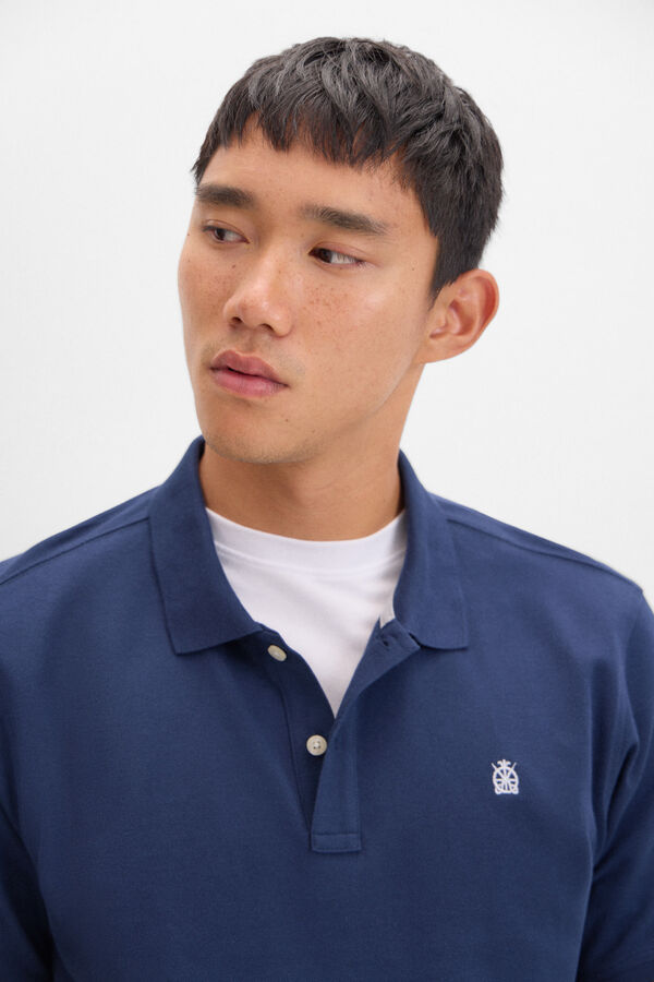 Cortefiel Essential polo shirt Navy