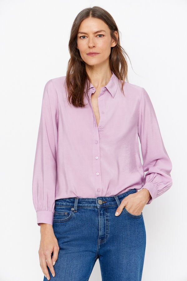 Cortefiel Printed shirt Lilac