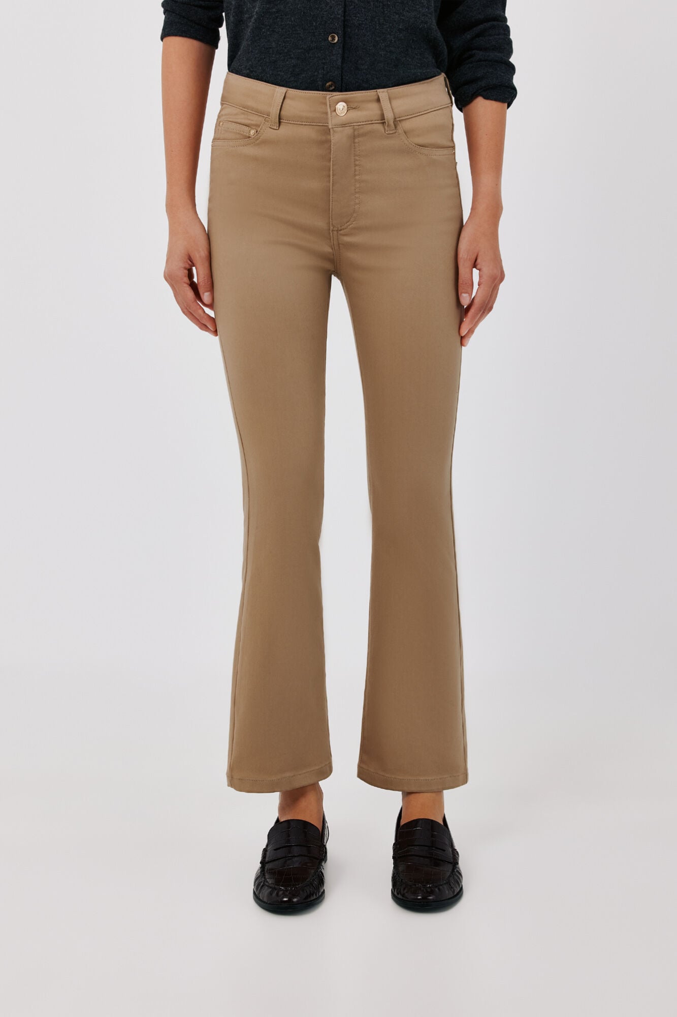 Cortefiel Sensational cropped flare jeans