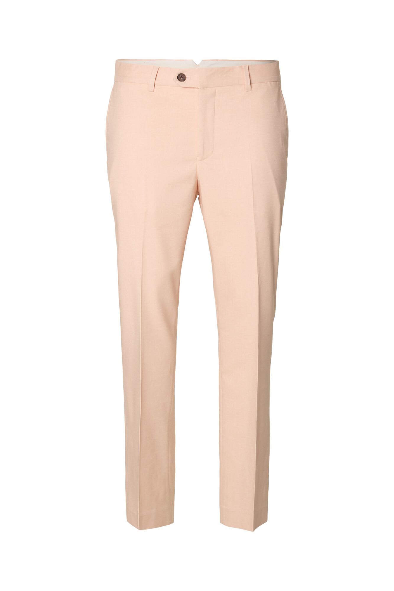 Selected Cal&ccedil;a de vestir slim em viscose