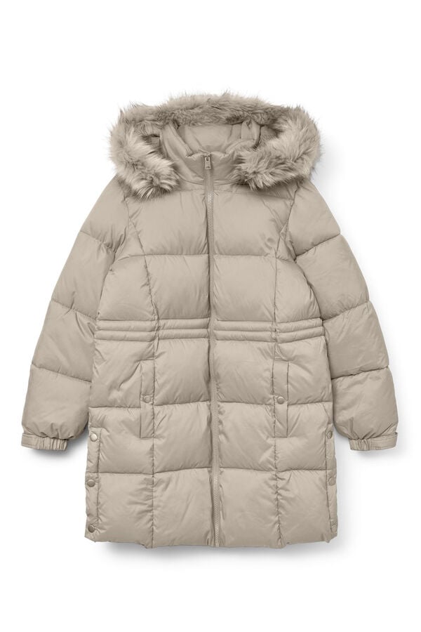 Vero Moda Casaco midi sobretudo  Cinzento