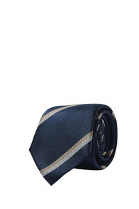Selected Gravata estampada 100% seda.