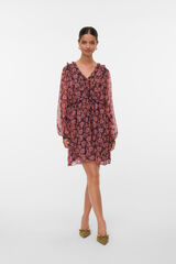 Vero Moda Vestido curto de chiffon  Azul
