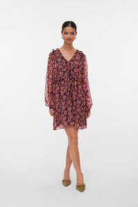Vero Moda Vestido curto de chiffon 