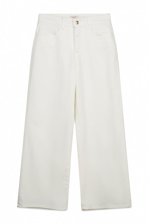 Cortefiel Sensational marine jeans White