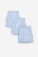 Cortefiel Pack 3 boxers tecido Azul