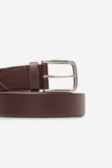 Cortefiel Elastic dress belt Dark brown