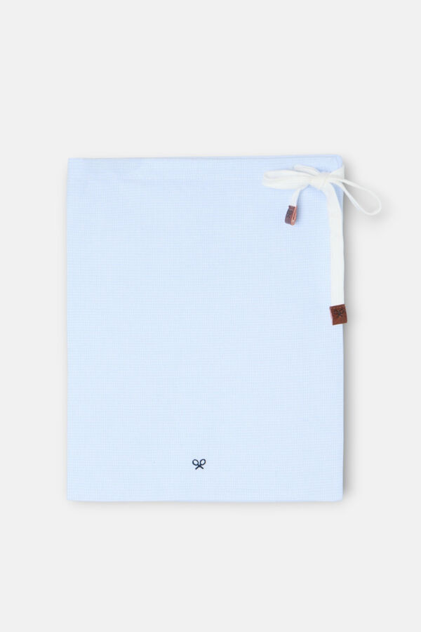 Silbon Pijama camiseiro pied-de-poule Azul