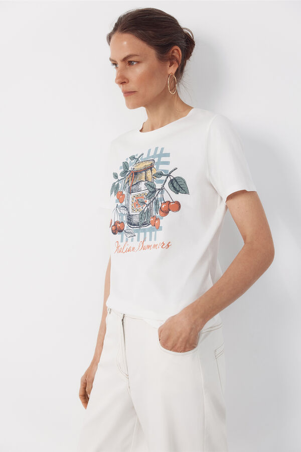 Cortefiel Printed t-shirt Multicolour