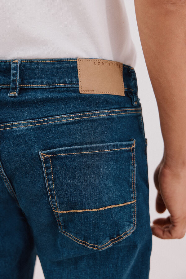 Cortefiel Pantalón vaquero regular fit Azul
