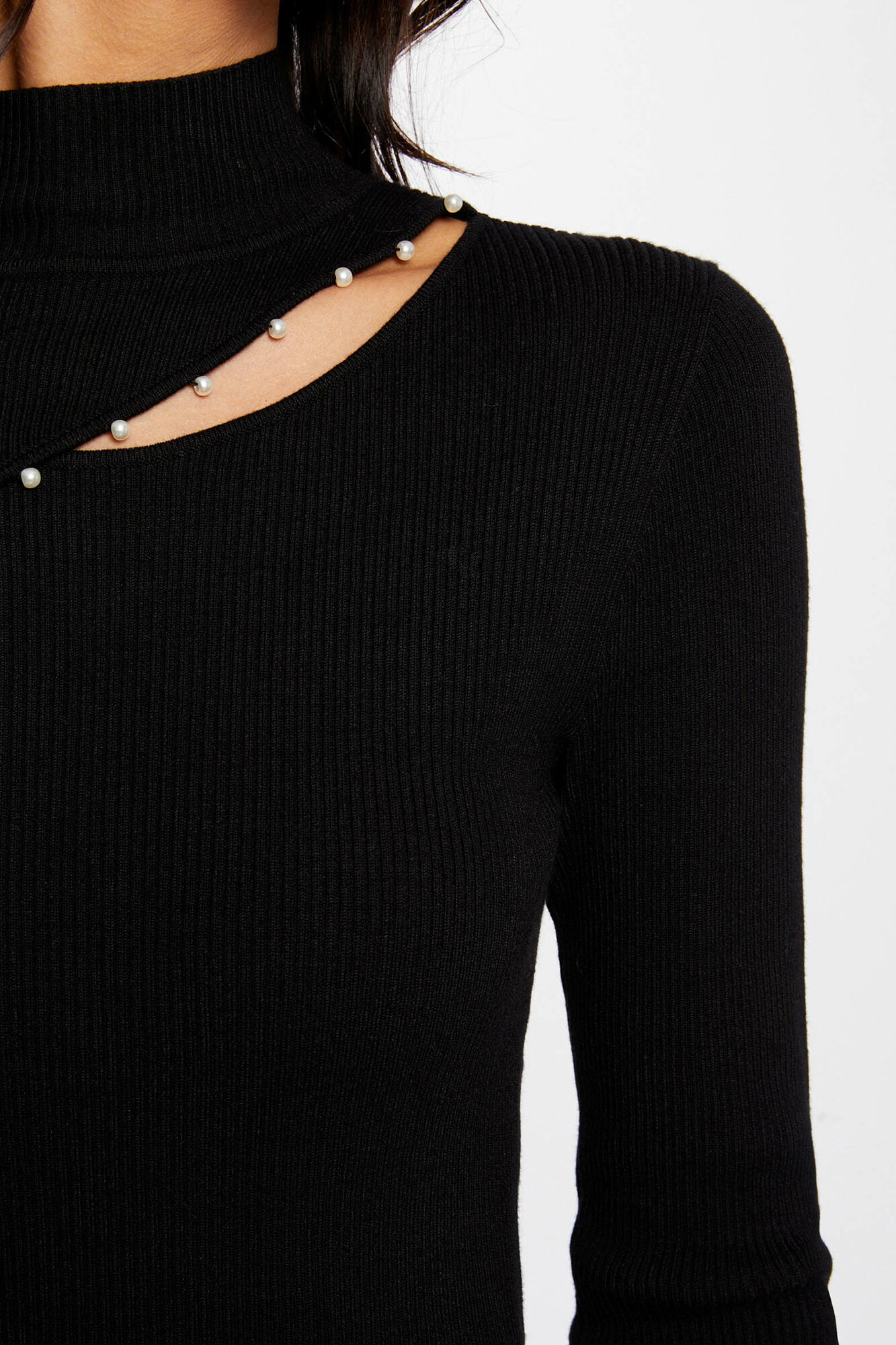 Jersey con abertura en sales el pecho