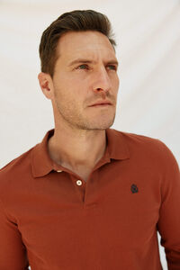 Cortefiel Essential long-sleeved polo shirt