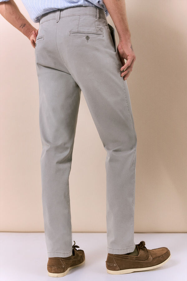 OOTO Chino casual slim Gris