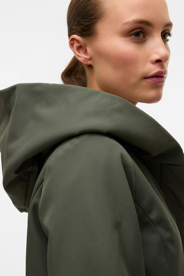 Vero Moda Parka resistente à água com capuz Cinzento