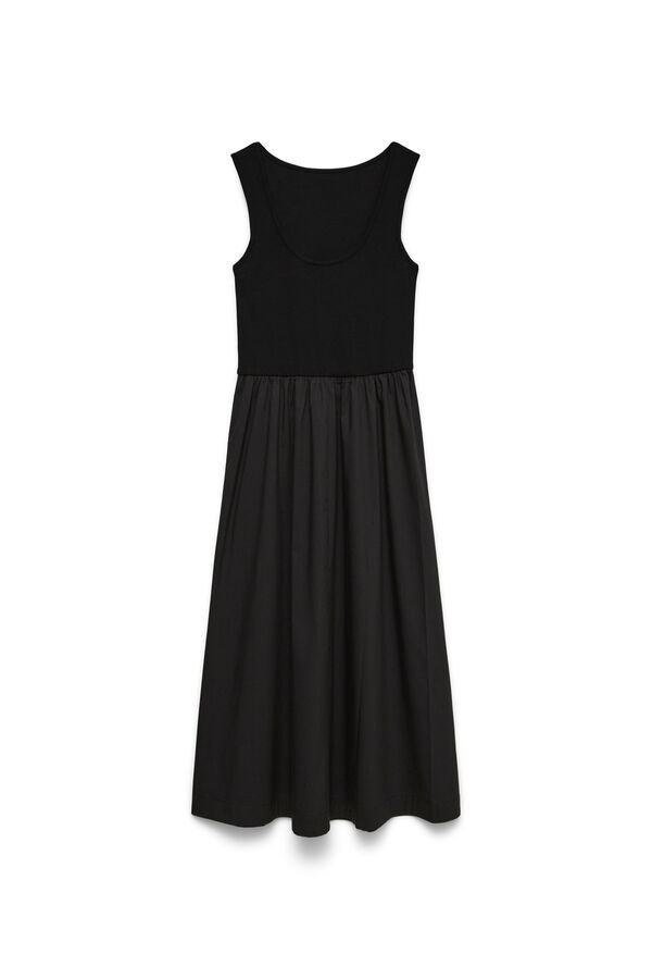 Vero Moda Vestido midi sem mangas Preto