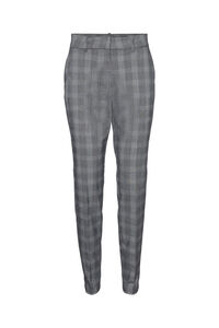 Cortefiel Plus size checked trousers White