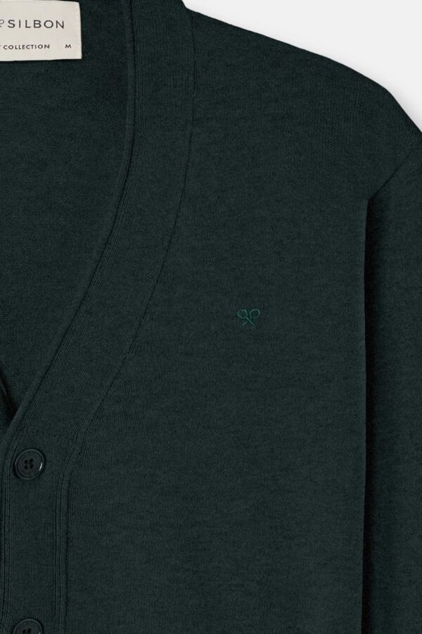 Silbon Classic cardigan Green
