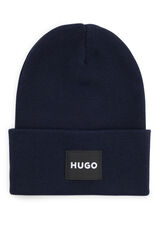 HUGO Chapéu de malha Azul