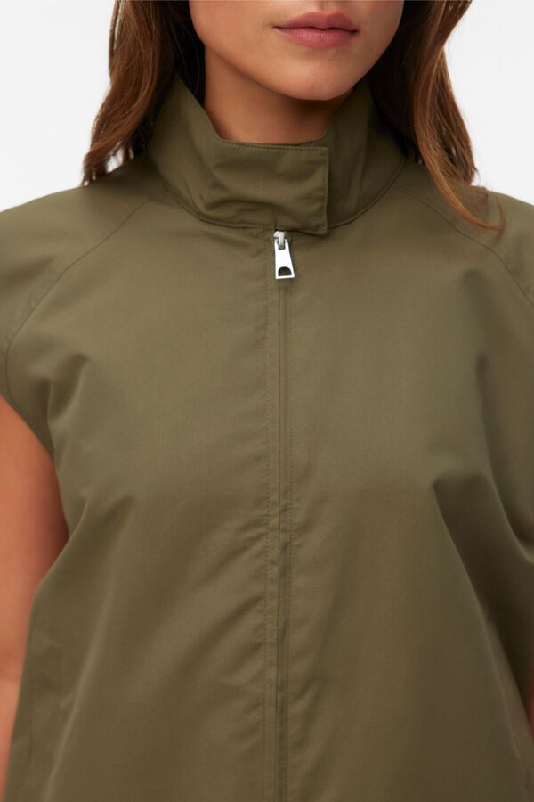 Vero Moda Colete curto ajust&aacute;vel Verde