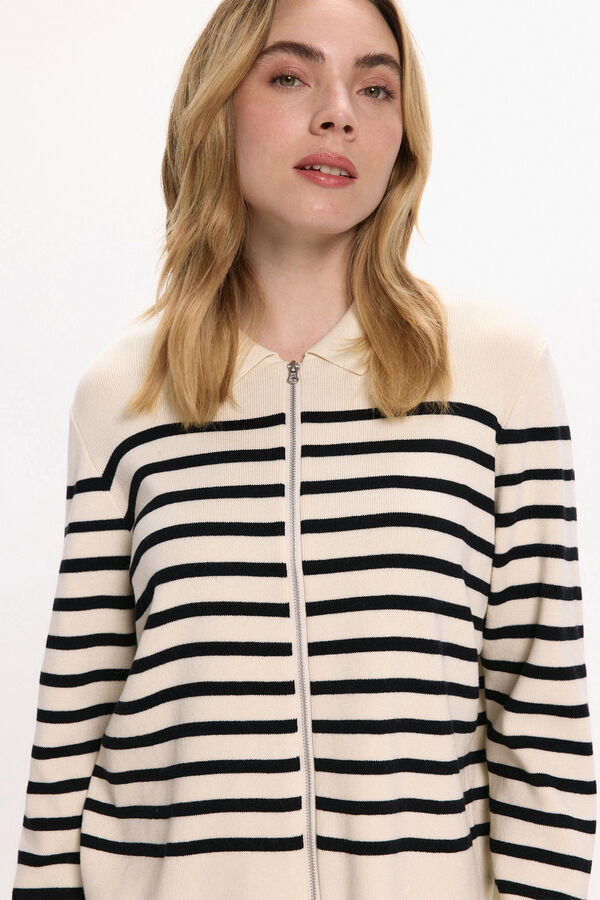 Vila Casaco de malha com viscose Tostado