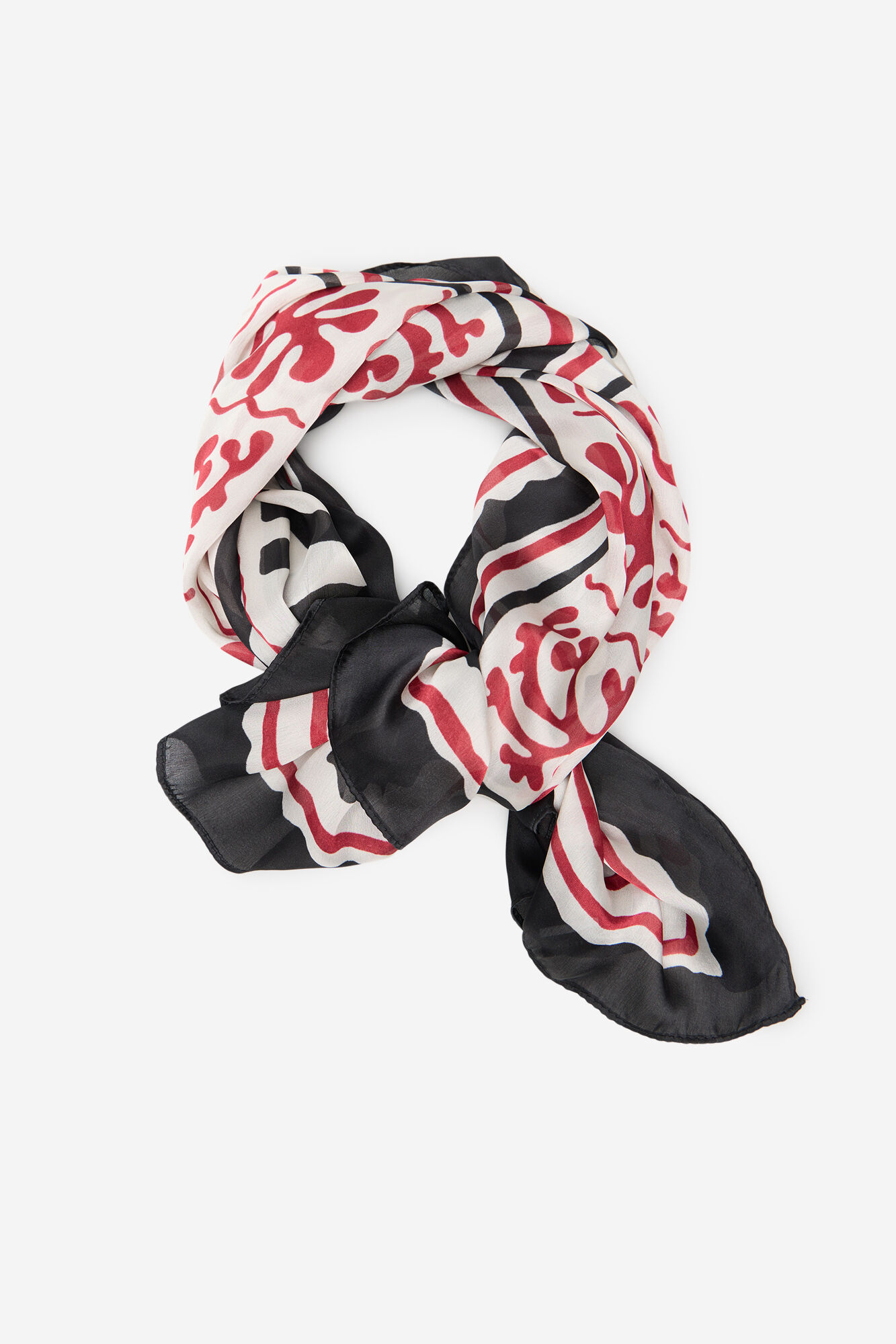 Cortefiel Floral print scarf