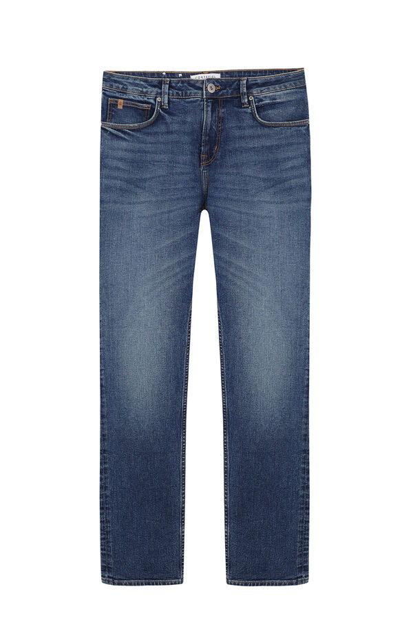 Cortefiel Slim fit jeans Blue