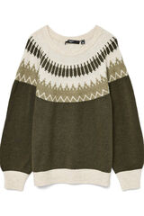 Vero Moda Curve Camisola grego tamanho grande  Verde