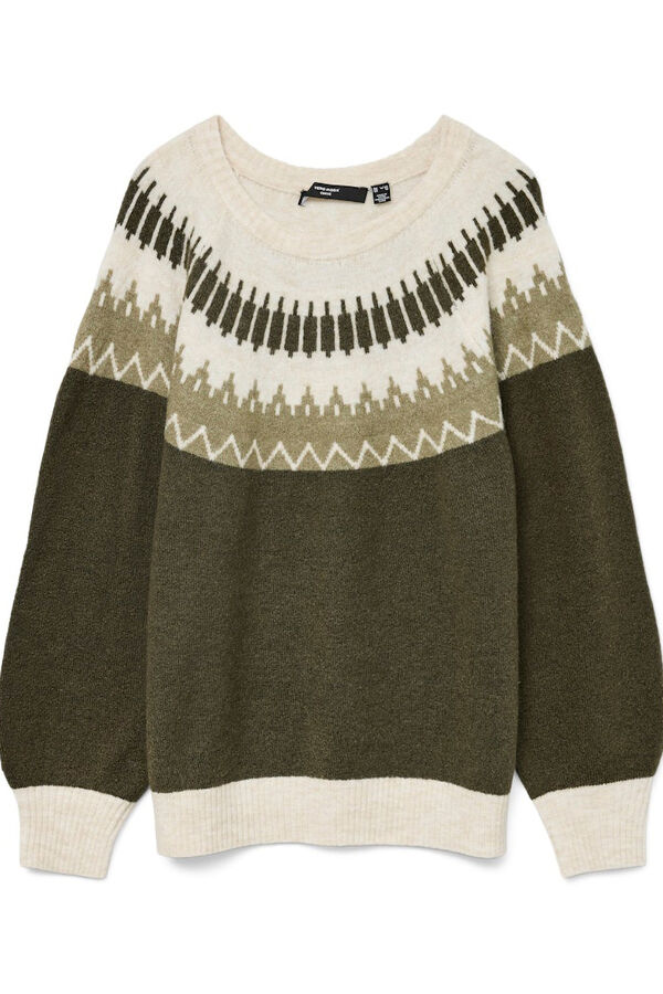 Vero Moda Curve Camisola grego tamanho grande  Verde
