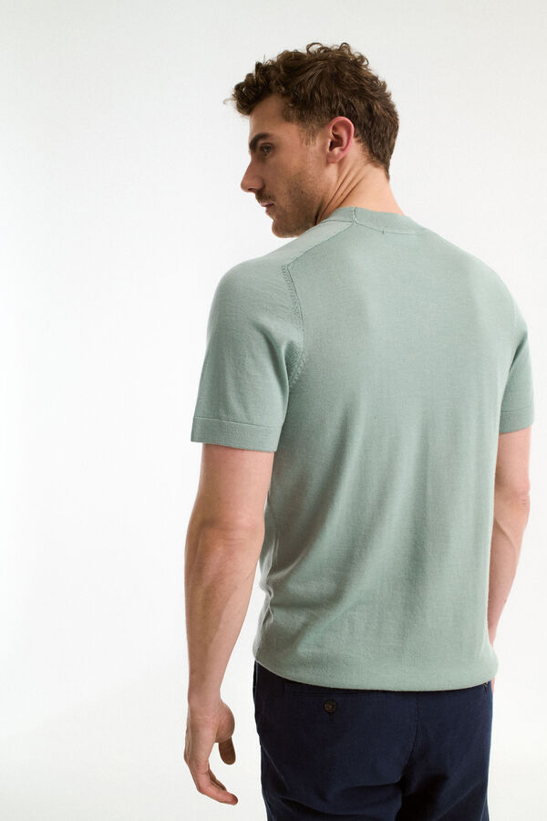 Selected Camiseta 100% lã merino Verde