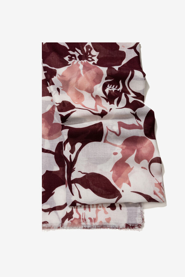 Vilanova Len&ccedil;o Estampado Floral Multicolorido